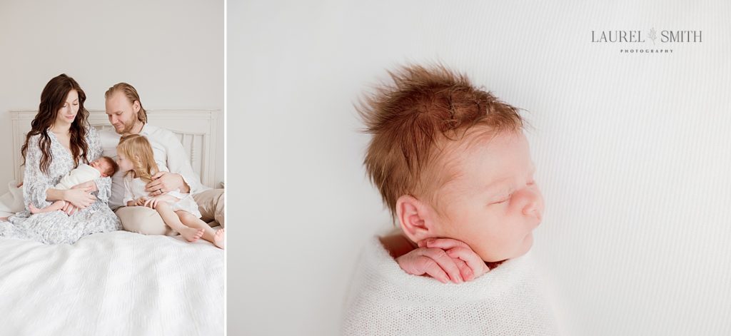 Baby portrait in photo session by Laurel Smith Photography.